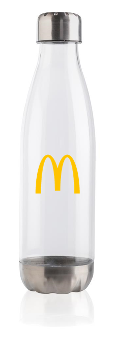 Lekvrije waterfles met rvs dop