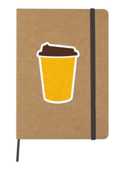 Eco-vriendelijk A5 kraft notitieboek